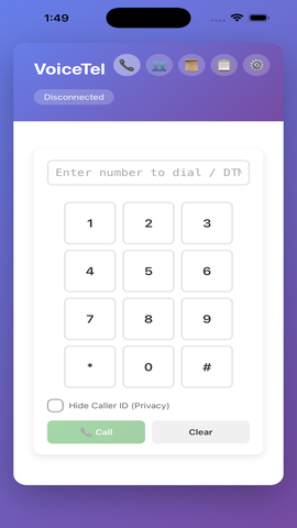 iPhone Dialer